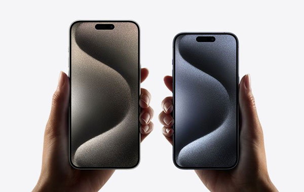 Màn hình iPhone 15 Pro và iPhone 15 Pro Max không thay đổi về kích thước nhưng được trang bị Always-On display và màn hình Promotion lên tới 120Hz